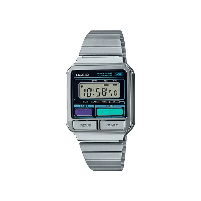 Casio calculator watch light best sale