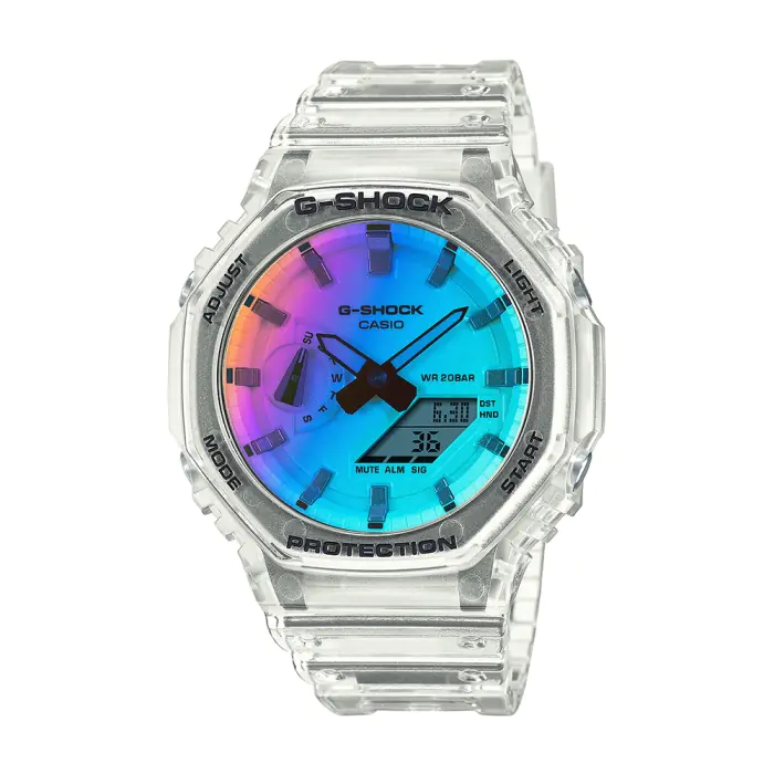 G-SHOCK Iridescent Casual Men Watch GA-2100SRS-7ADR | CASIO Middle