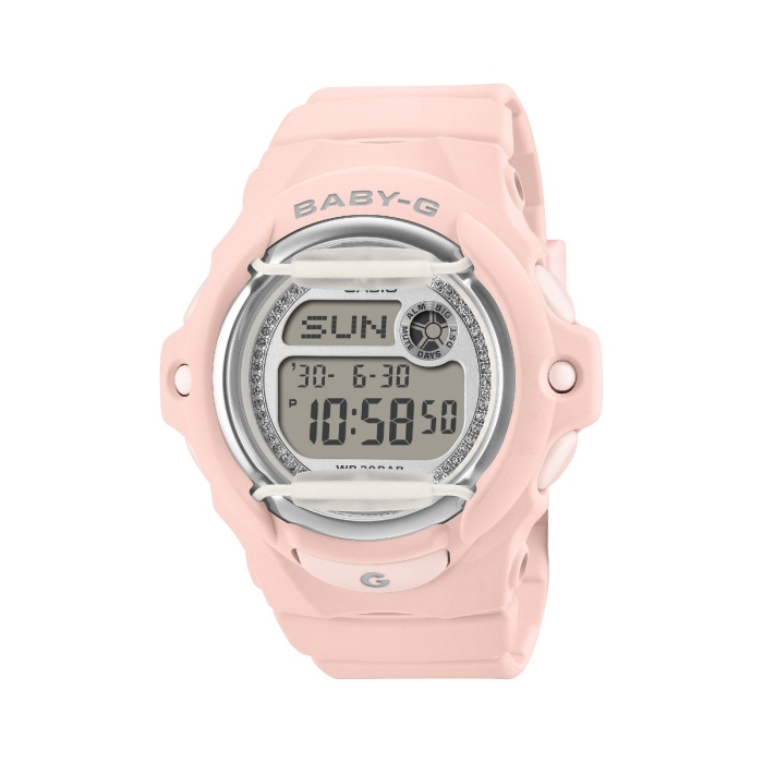 BABY-G Digital Glitter Pink Women Watch BG-169KB-4DR