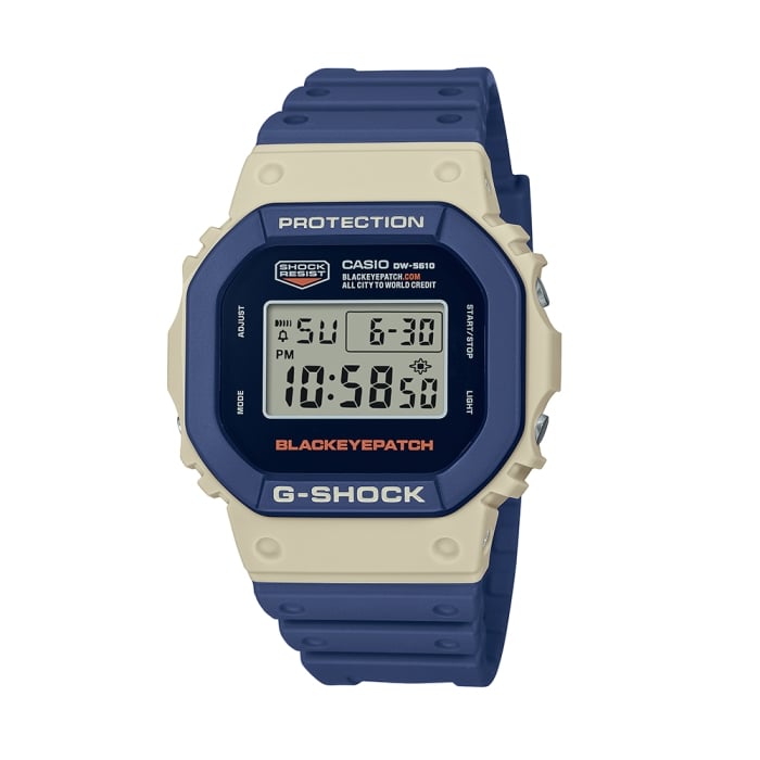 G-SHOCK BlackEyePatch Collaboration Men Watch DW-5610BEP-2DR