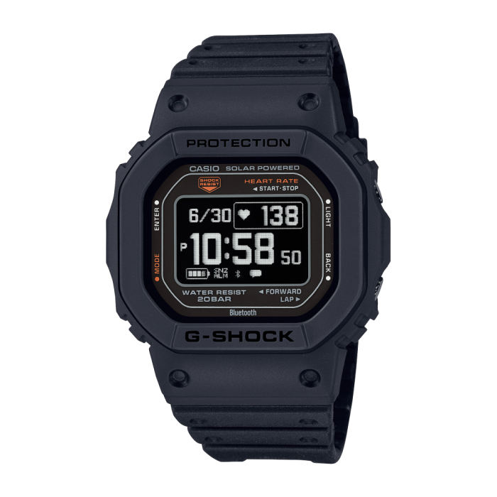 G-SHOCK G-SQUAD Heart Rate Monitor  Sporty Men Watch DW-H5600-1DR