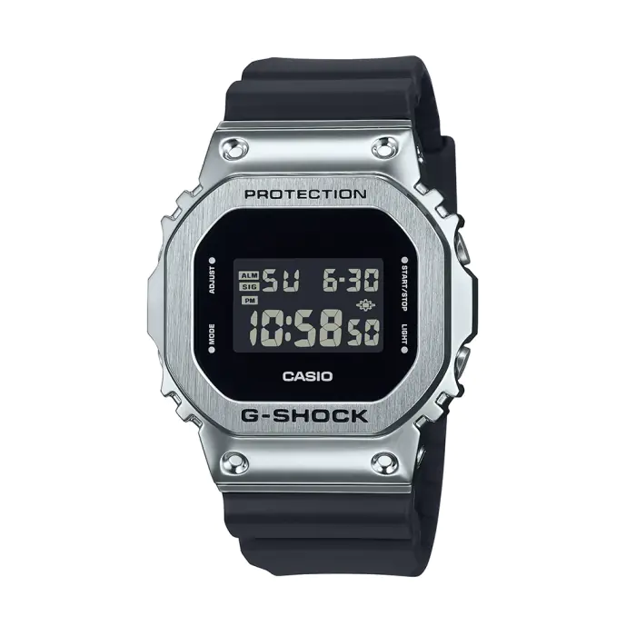 Casio black metal watch hotsell