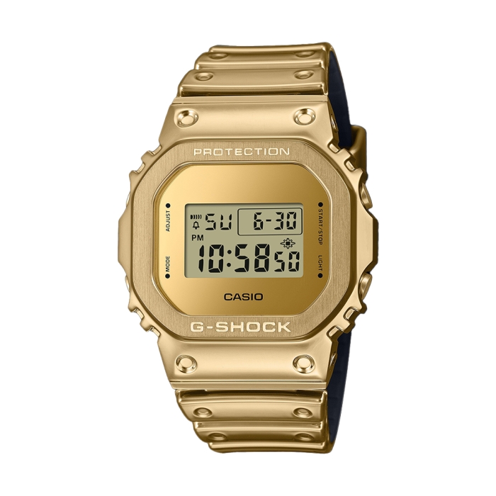 G-STEEL G-SHOCK Fine Metalic Series  Gold Watch GM-5600YMG-9DR