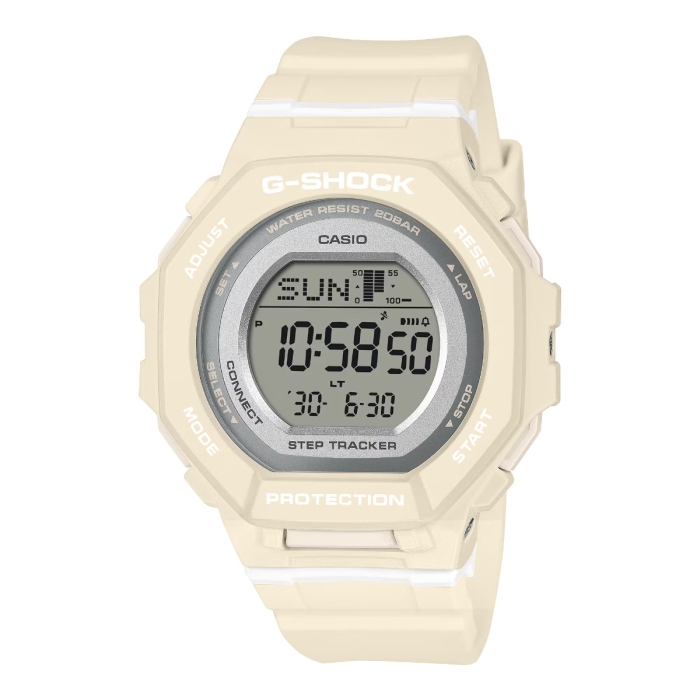 G-SQUAD G-SHOCK Women Step Tracker Sporty Watch GMD-B300-7DR