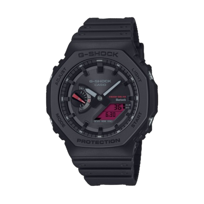 G-SHOCK Red and Black Collection Men Casual Watch GA-B2100BBR-1ADR