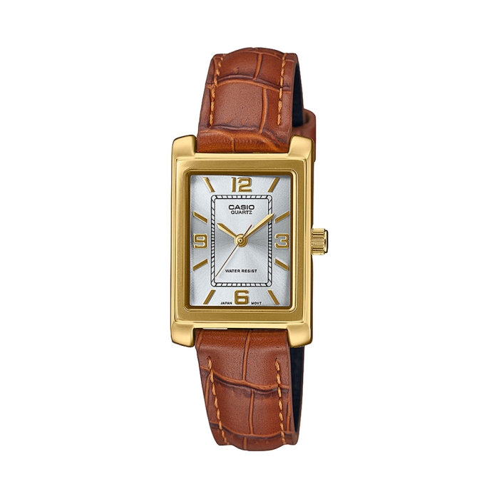 CASIO Leather Analog Women Watch LTP-1234GLL-7ADF