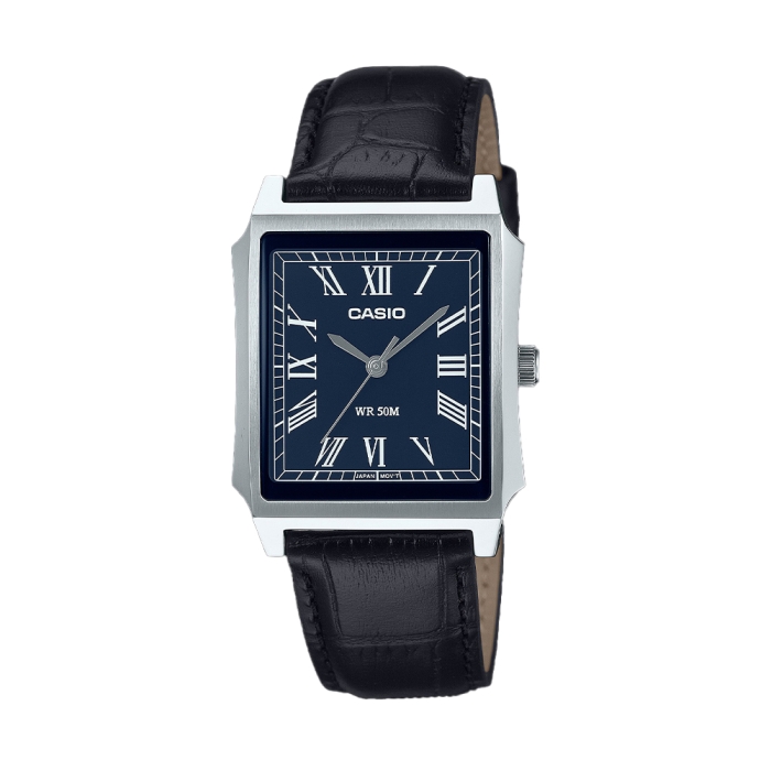CASIO Leather Analog Watch MTP-B190L-2BVDF