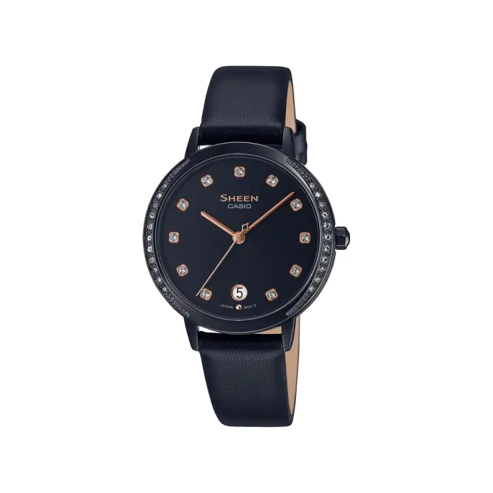 Casio sheen leather strap cheap