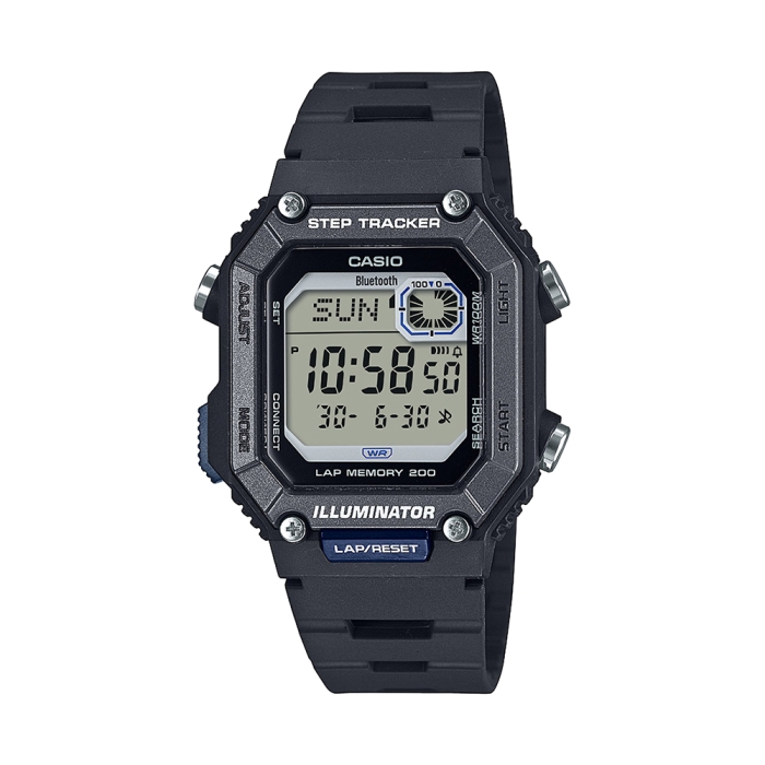 CASIO Digital Step Tracker Unisex Watch WS-B1000-1AVDF