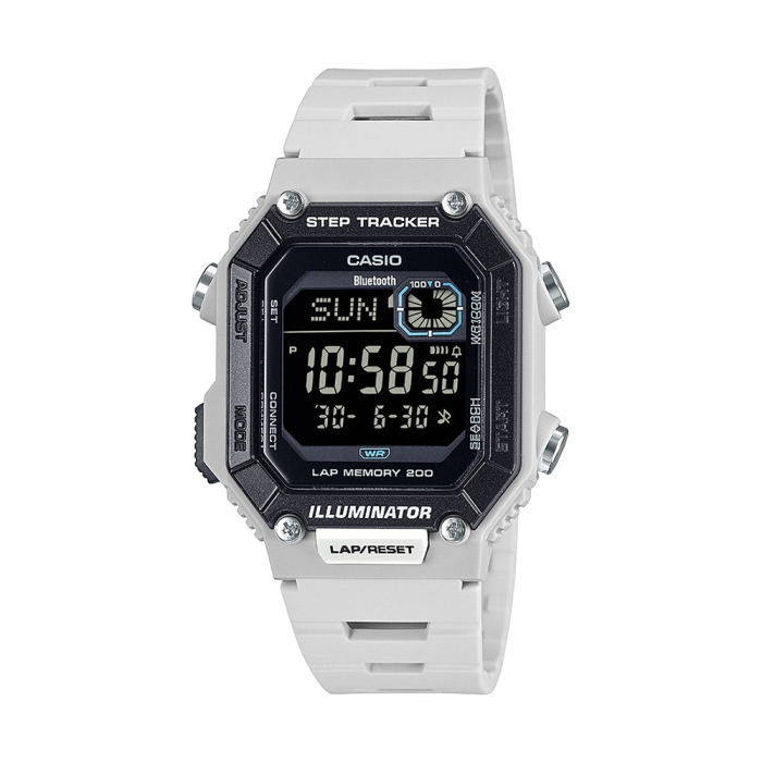 CASIO Digital Step Tracker Unisex Watch WS-B1000-8BVDF