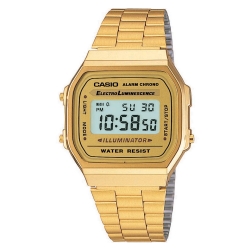 CASIO Digital Dial Stainless Steel Unisex Watch A168WG-9WDF