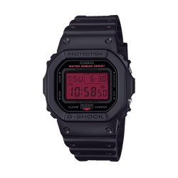 G-SHOCK Black and Red Collection Men Casual Watch DW-5600BBR-1DR