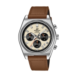Edifice Genuine Leather Standard Chronograph Men Watch EFB-730L-7AVUDF