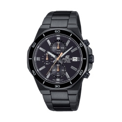 Casio edifice black chain watch best sale