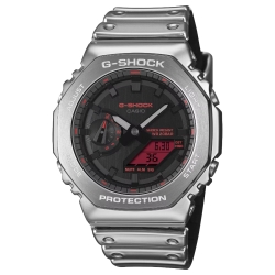 G-SHOCK Fine Metalic Silver Casual Analog-Digital Watch GM-2100YRA-8ADR