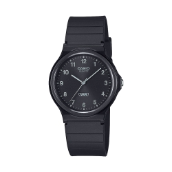 Casio black belt watch best sale