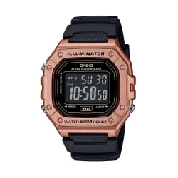 Casio digital metal watch best sale