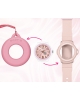 Two-way watch and charm style
Place the center case into the included holder with the attached strap and turn the watch into a cute time-telling charm. It can be worn at the waist or attached to a bag, offering effortless coordination with a variety of