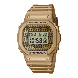 G SHOCK Gold Chain Casual Men Watch DWE 5600HG 1DR CASIO MEA
