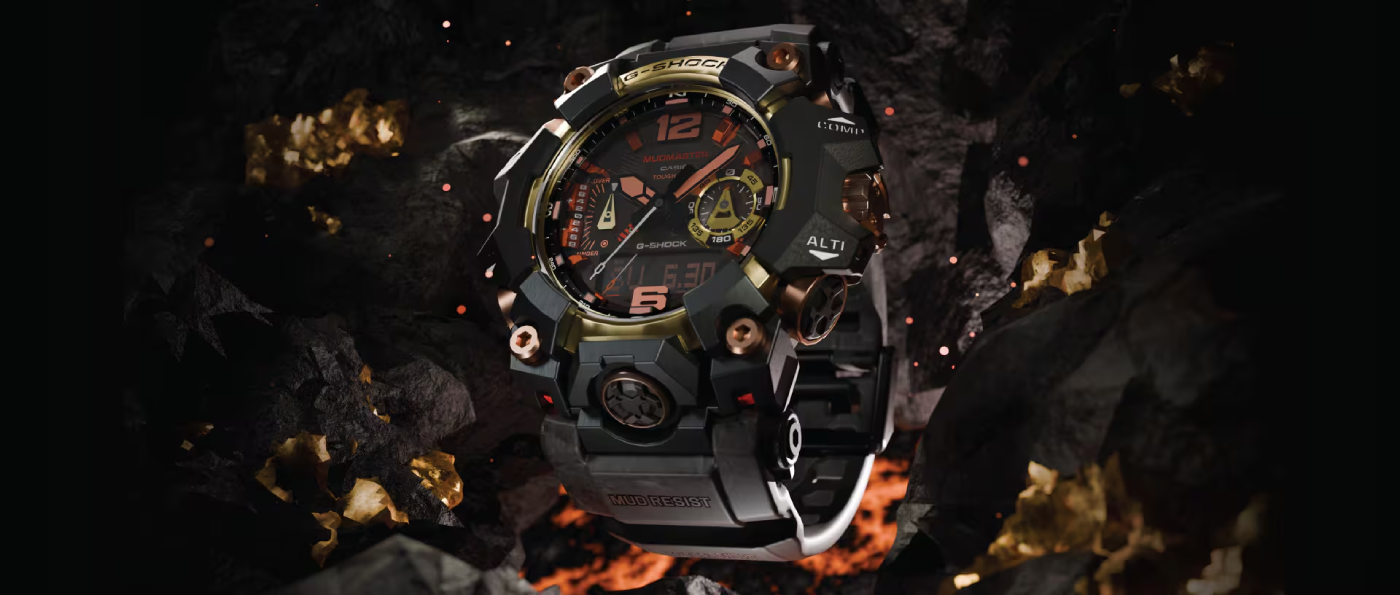 Magma Gold MUDMASTER: How G-SHOCK Turned the Power of Volcanoes into a Toughness Icon
