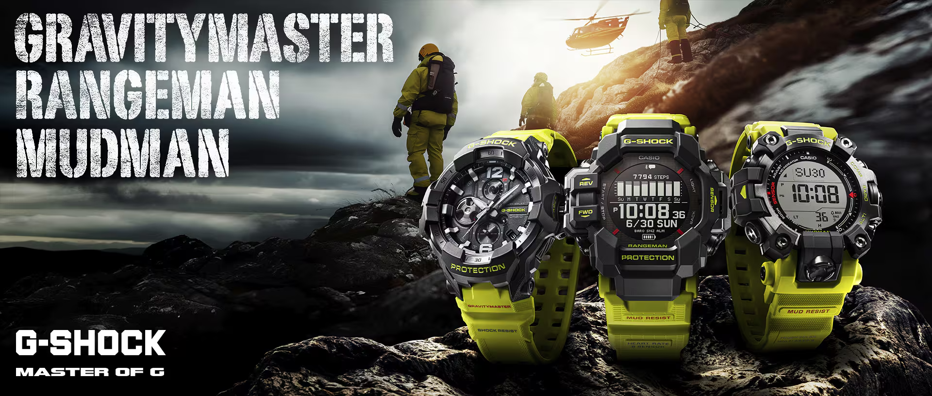 Built for the Bold: G-SHOCK Master of G Rescue Yellow Series