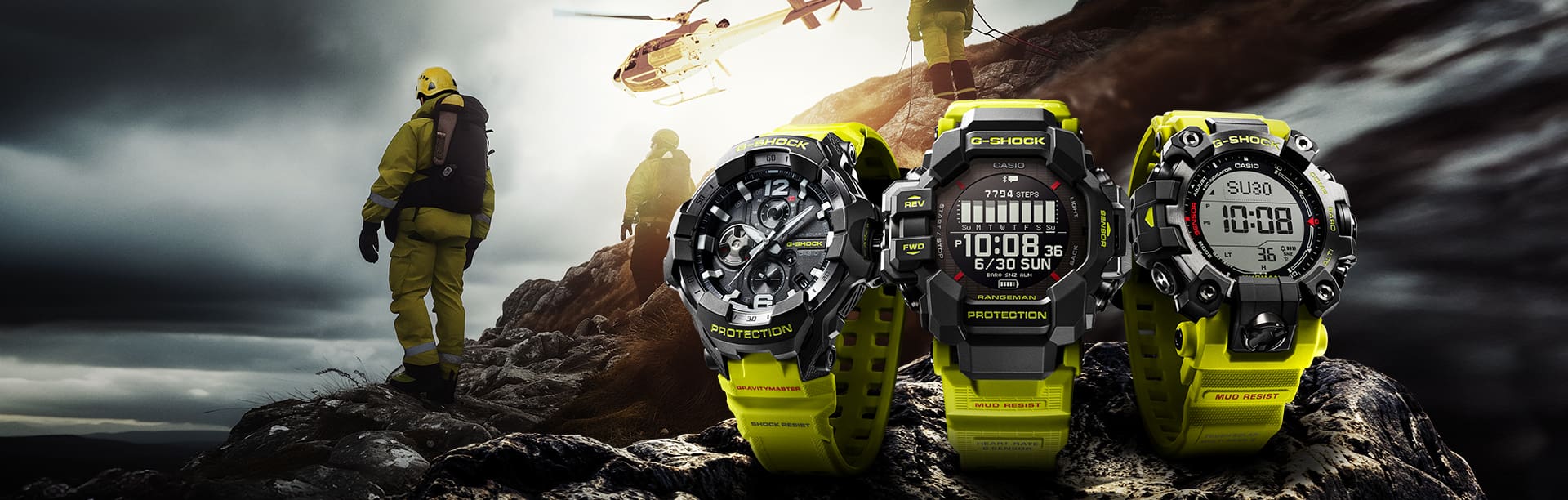 Built for the Bold: G-SHOCK Master of G Rescue Yellow Series