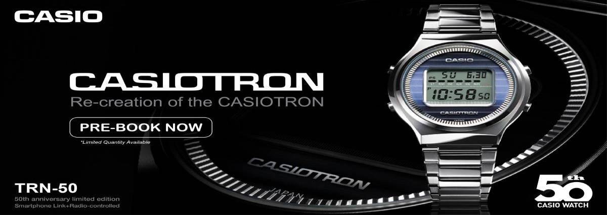 Celebrating 50 Years of Innovation: The Limited-Edition Re-Creation of the Casiotron TRN-50-2ADR