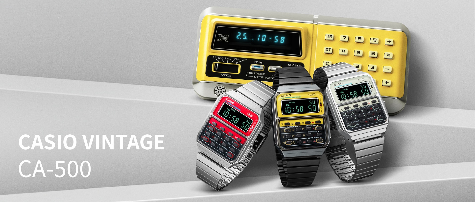 Time Traveling with Style: Rediscovering the CASIO Vintage Databank Calculator Watch in the Retro CA-500 Series