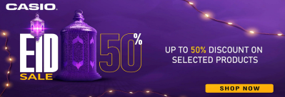 Enjoy Up to 50% Off this Eid Al Fitr on CASIO-MEA!
