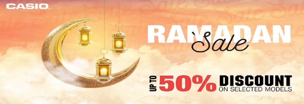 Celebrate Ramadan in Style with Up To 50% Off on CASIO Watches at CASIO MEA!