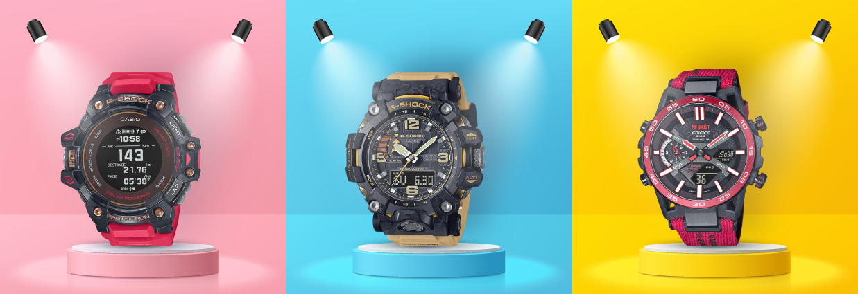 Watches from G-SHOCK series collection